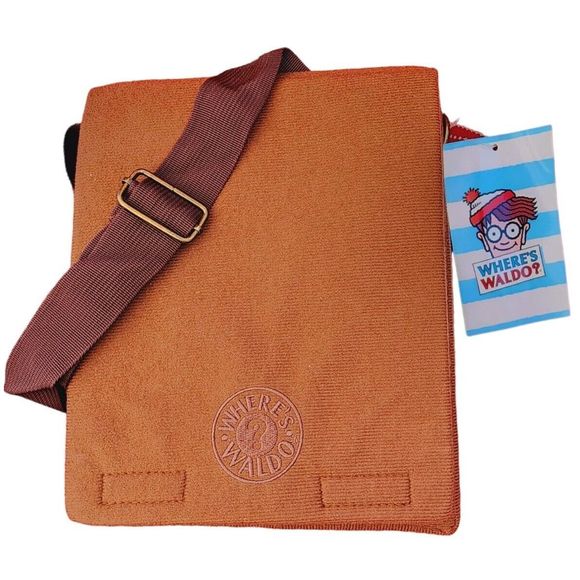 No Brand Costumes Wheres Waldo Brown Messenger Bag Kids Novelty